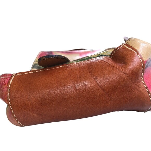 PATRICIA NASH Floral Flap Leather Crossbody Bag Purse - Picture 6 of 16